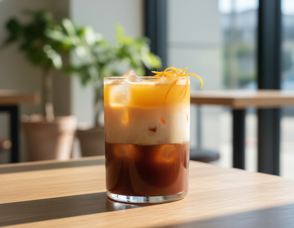 Cold brew s pomerančem a vanilkou na jarní únavu