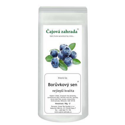 Borůvkový sen ® – ovocný sypaný čaj (Varianta ovocný čaj 1000g)