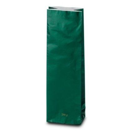 Sáček zelený 200–250 g (třívrstvý, skládané dno) (Varianta Sáček zelený 10ks)