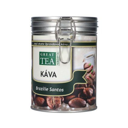 Vánoční káva Brazílie Santos v dóze (Varianta zrnková 200g)