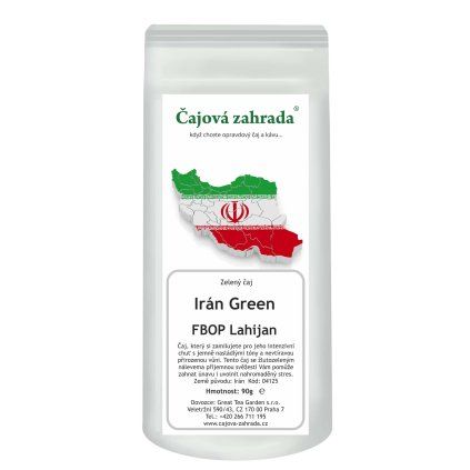 Irán Green Lahijan FBOP – íránský zelený čaj (Varianta zelený čaj 500g)