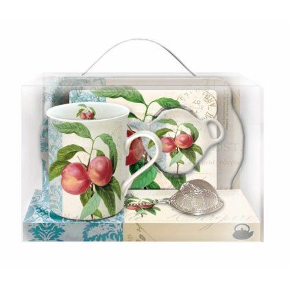 Čajová souprava pro jednoho Beaux Fruits Peaches