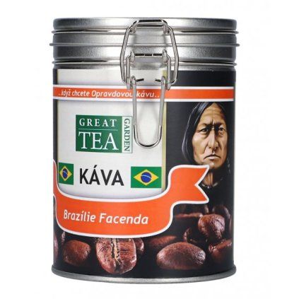 Káva Brazílie Facenda Lagoa v dóze – 100% Arabica (Varianta zrnková 200g)
