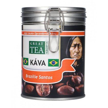 Káva Brazílie Santos v dóze – 100% arabica Latino Café (Varianta mletá 200g)