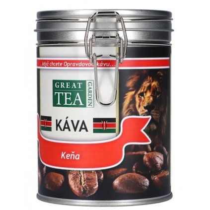 Káva Keňa v dóze – 100% arabica, čerstvě pražená (Varianta zrnková 200g)