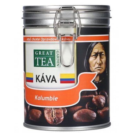 Káva Kolumbie v dóze – 100% arabica Latino Café (Varianta zrnková 200g)