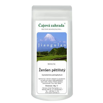 2022 1 caj zensen petilisty jiaogulan petilisty cajova zahrada