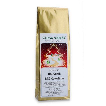 Vánoční černý čaj Rakytník & Bílá čokoláda (Varianta černý čaj 1000g)