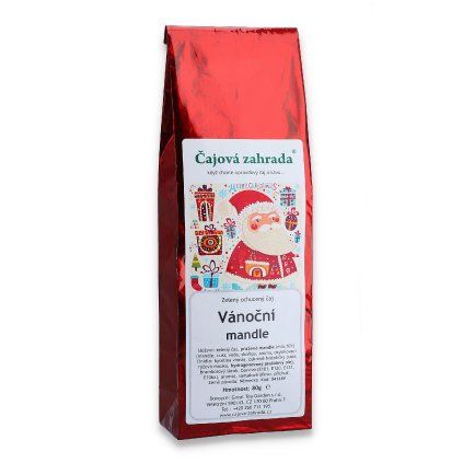 Vánoční mandle – zelený ochucený čaj (Varianta zelený čaj 1000g)