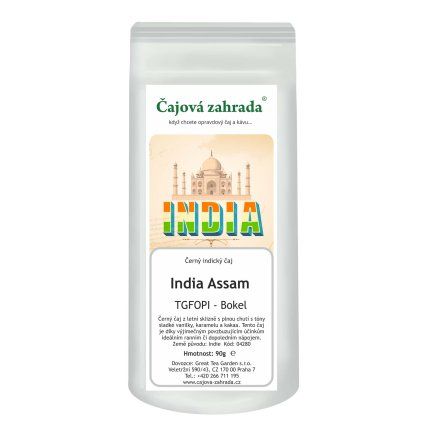 India Assam TGFOPI Bokel – černý čaj (Varianta černý čaj 90g)