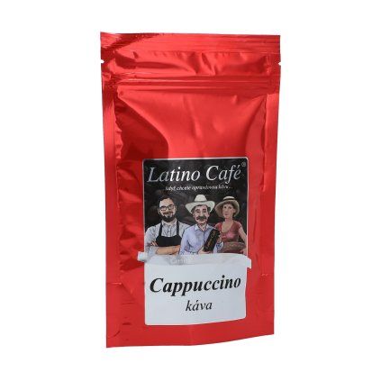 Káva Cappuccino – aromatizovaná zrnková Latino Café (Varianta zrnková 100g)