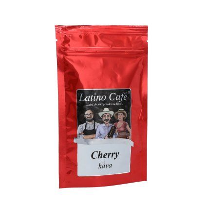 Káva Cherry – aromatizovaná zrnková Latino Café (Varianta zrnková 100g)