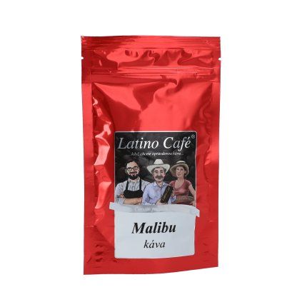 Káva Malibu – aromatizovaná zrnková Latino Café (Varianta zrnková 100g)