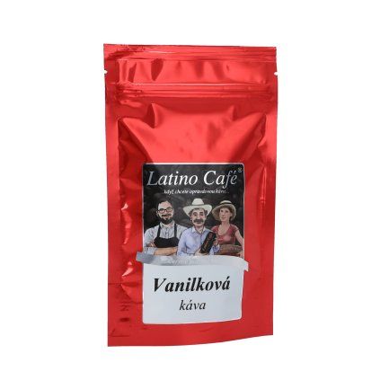 Káva Vanilka – aromatizovaná zrnková Latino Café (Varianta zrnková 200g)