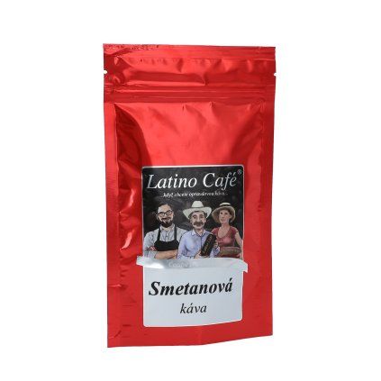 Smetanová káva – aromatizovaná zrnková Latino Café (Varianta zrnková 500g)