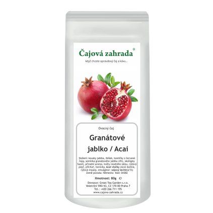 Granátové jablko & Acai – ovocný sypaný čaj (Varianta ovocný čaj 1000g)