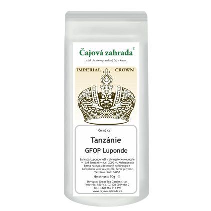 Tanzánie GFOP Luponde – BIO černý čaj (Varianta černý čaj 90g)