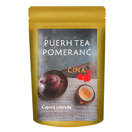 Puerh Tea Pomeranč – černý ochucený puerh z Yunnanu (Varianta černý čaj 1000g)