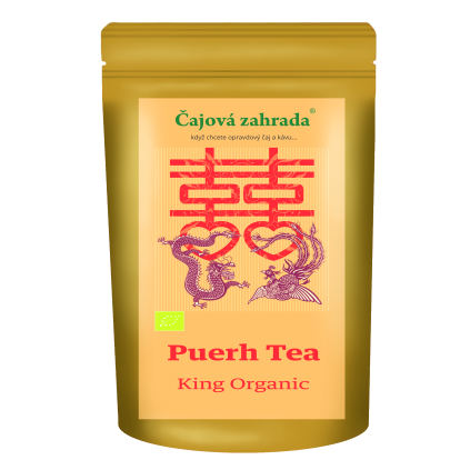 Puerh Tea King Organic – černý pu-erh z Yunnanu BIO (Varianta černý čaj 80g)