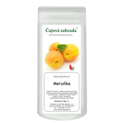 Meruňka – černý ochucený čaj (Varianta černý čaj 1000g)