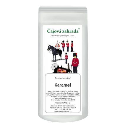 Karamel – černý ochucený čaj (Varianta černý čaj 500g)