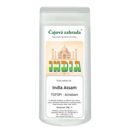 India Assam TGFOPI Achabam – černý čaj (Varianta černý čaj 500g)