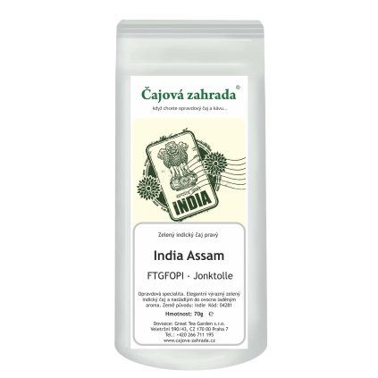India Assam FTGFOPI Joonktollee – zelený čaj (Varianta zelený čaj 1000g)