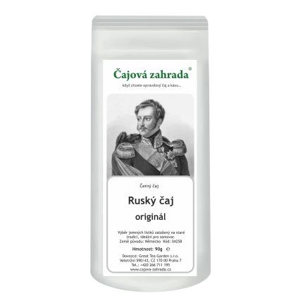 Ruský čaj – směs černých čajů s lehce kouřovým tónem (Varianta černý čaj 500g)