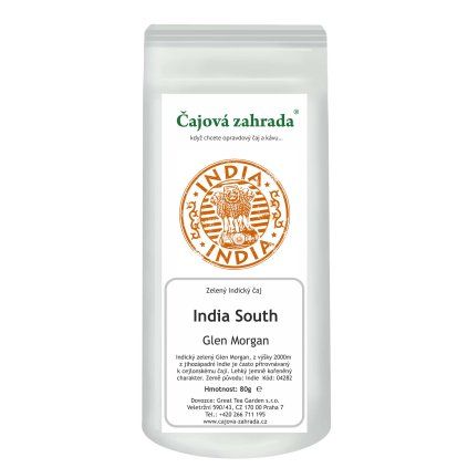 India South Glen Morgan – zelený čaj (Varianta zelený čaj 80g)