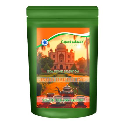 India Darjeeling KGFOPI North Tukvar – zelený čaj (Varianta zelený čaj 70g)