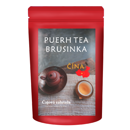 Puerh Tea Brusinka – ochucený Pu Erh z Yunnanu (Varianta černý čaj 90g)