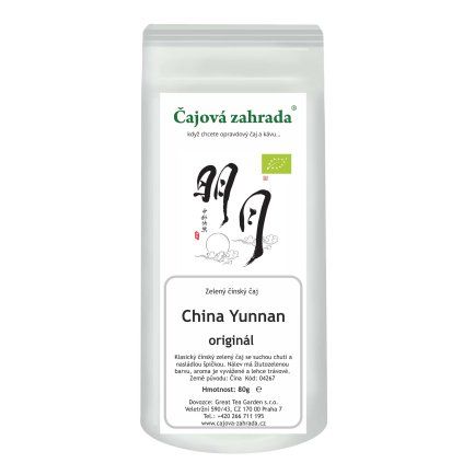 China Yunnan Green – čínský zelený čaj ze Yunnanu (Varianta zelený čaj 80g)