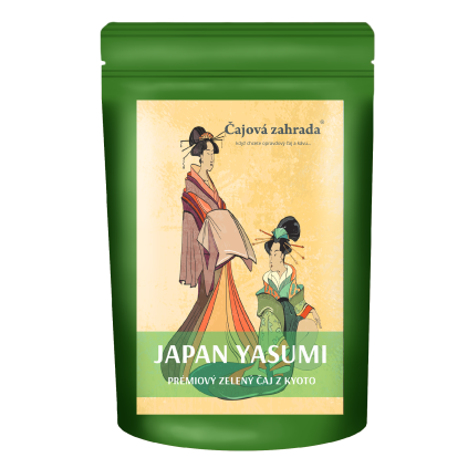Japan Yasumi – zelený čaj s třešní, smetanou a mátou (Varianta zelený čaj 500g)