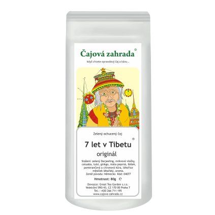 7 let v Tibetu® – zelený ochucený čaj Darjeeling (Varianta zelený čaj 500g)