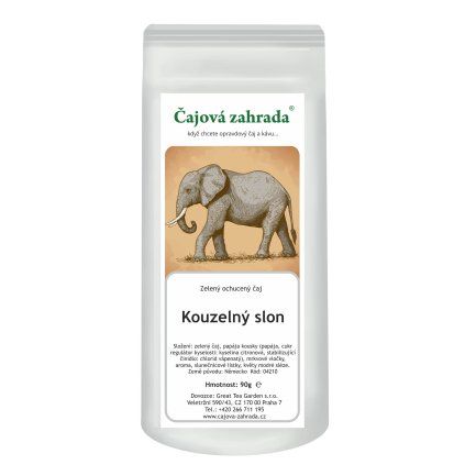 Kouzelný slon – zelený ochucený čaj (Varianta zelený čaj 500g)