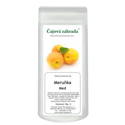 Meruňka & Med – zelený ochucený čaj (Varianta zelený čaj 1000g)