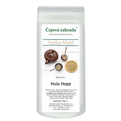 Mate Hula Hopp – maté s banánem, kokosem a slézem (Varianta mate čaj 500g)