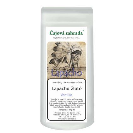 Lapacho žluté Vanilka – sypaný bylinný čaj (Varianta lapacho 1000g)