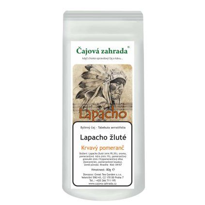 Lapacho žluté Krvavý pomeranč – sypaný bylinný čaj (Varianta lapacho 500g)
