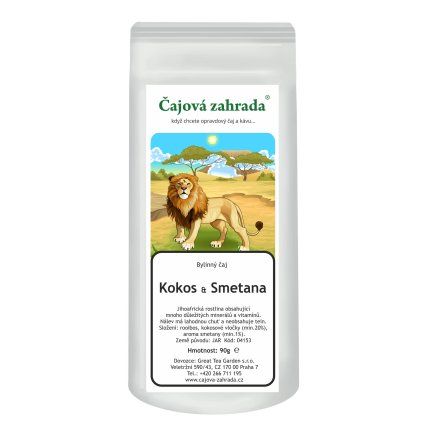 Rooibos Kokos & Smetana – sypaný čaj (Varianta rooibos čaj 1000g)
