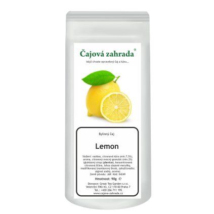 Rooibos Lemon – citronový sypaný čaj bez kofeinu (Varianta rooibos čaj 1000g)
