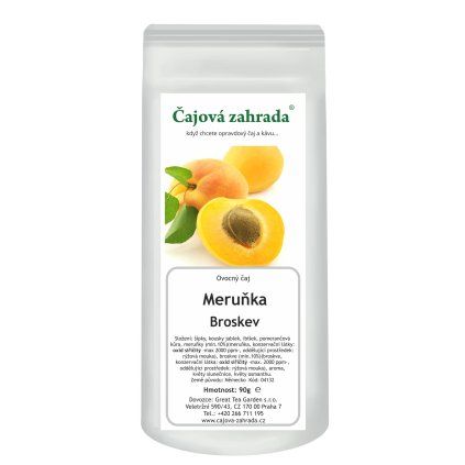 Meruňka & Broskev – ovocný sypaný čaj (Varianta ovocný čaj 500g)