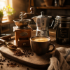 Káva Brazílie Santos v dóze – 100% arabica Latino Café (Varianta mletá 200g)