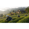 Japan Yasumi – zelený čaj s třešní, smetanou a mátou (Varianta zelený čaj 1000g)