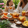 Pražené mandle se skořicí – ovocný sypaný čaj (Varianta ovocný čaj 500g)